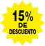 15% de descuento